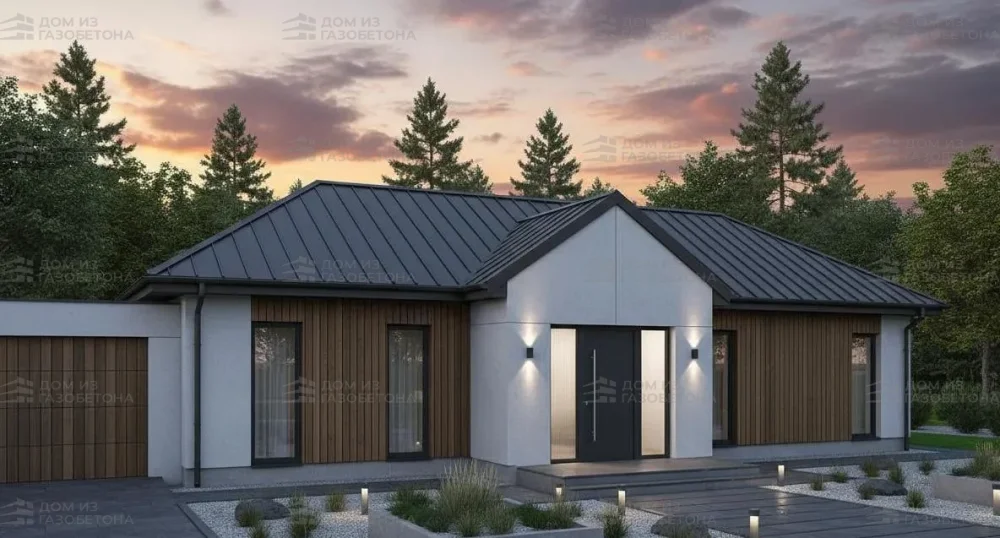 Проект Двухэтажный дом 15 на 20, 233 м2