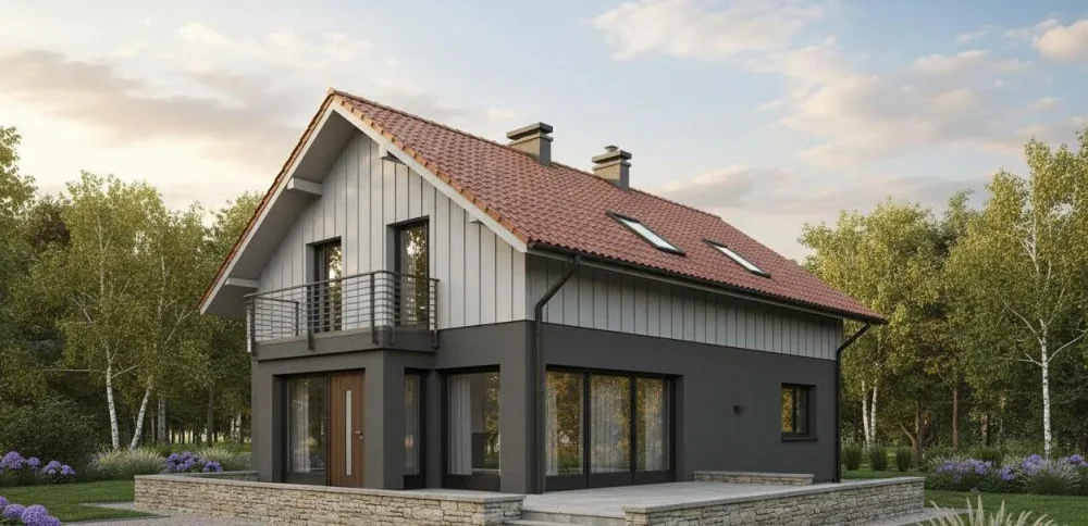 Проект Двухэтажный дом 16 на 16, 247 м2